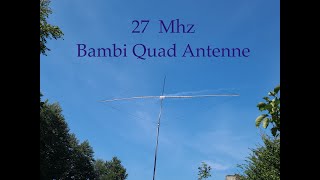 27Mhz Bambi Quad CB Funkantenne selbst basteln.
