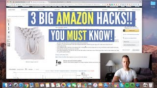 3 BIG AMAZON FBA PRODUCT RESEARCH HACKS YOU ABSOLUTELY MUST KNOW!!