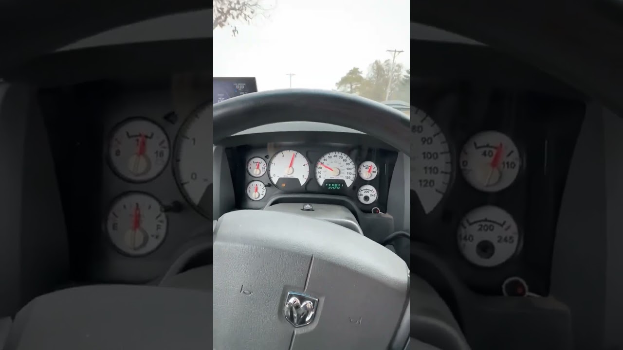 120 mph rolling burnout, all the rpm’s stock bottom end 