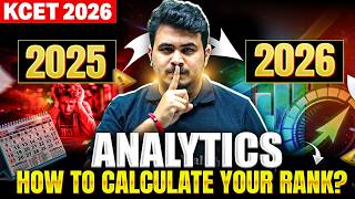 KCET 2026 Analytics 📊 | How will the KCET Ranking be Calculated? | Mark V/S Rank 🔥🔥 #kcet2025🚀