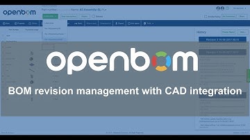 OpenBOM: Bill of Materials revision management with CAD integration
