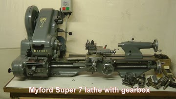 Myford Super 7 lathe with gearbox SK91773
