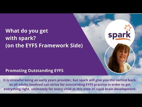 What do you get with spark - Promoting Outstanding EYFS