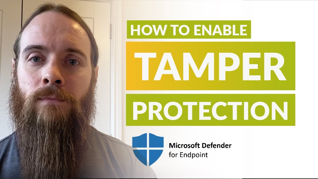 Use Tamper Protection to stop defence evasion Defender for Endpoint