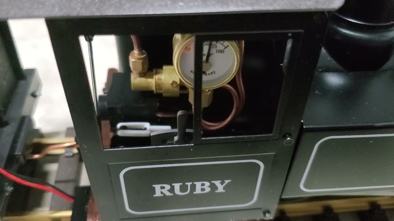 Accucraft Ruby RC setup and mods round two.