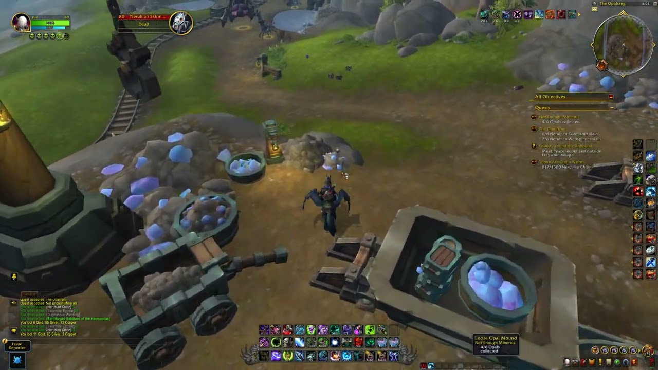 The Opalfront & Not Enough Minerals, WoW The War Within Quests