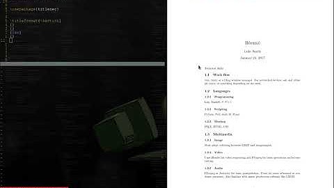 Making a Resume with some LaTeX Magic (Part 1)