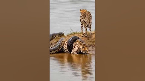 Leopard vs Python | Ultimate Survival Battle #wildliferescue #animalsrescue #shorts