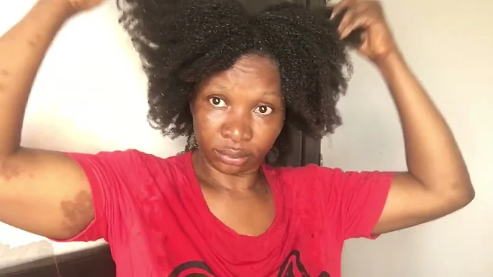 Shrinkage !!! What Shrinkage Looks Like on 4C Hair #shorts #naturalhair #healthyhair