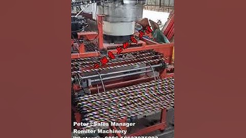 Automatic Wooden Mop Handle Cap Install and Nailing Machine