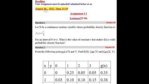 Assignment No 2 Spring 2022 Course STA 301 part 2