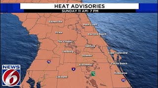 Heat Advisory for all of Central Florida