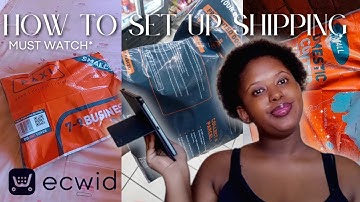 How to set up shipping on Ecwid by Light Speed |#ecwid #smallbusiness #businessideas