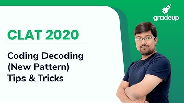 Coding Decoding Logical Reasoning | CLAT  2020 | AILET 2020 | Tips & Tricks