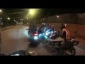 MT-07 - Top Speed - 222 Km/h - Holiday Eve Ride | Burnout + Flames |