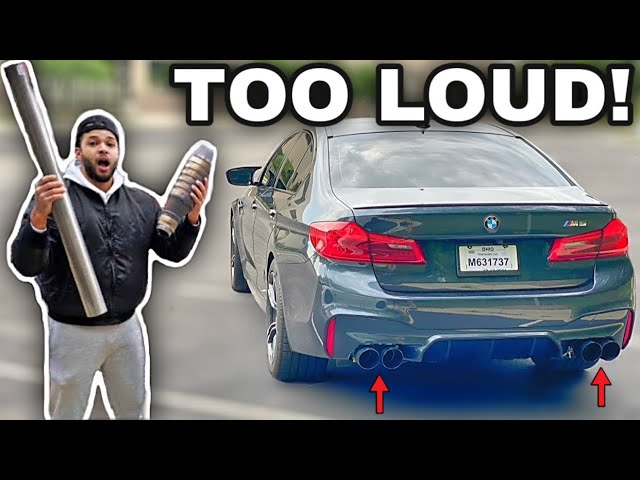 STRAIGHT PIPING A NEW BMW M5 F90! *CRAZY LOUD EXHAUST* class=