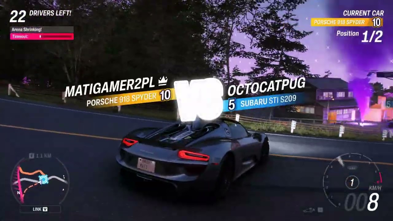 FINISHING 1ST OUT OF 70 DRIVERS IN LEVEL 10 PORSCHE 918 SPYDER