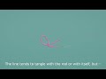 Fly Casting Simulation TRY7 To prevent the line from tangling ラインが絡まないために