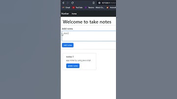takes notes app by using java script #youtubeshorts #youtubeshort