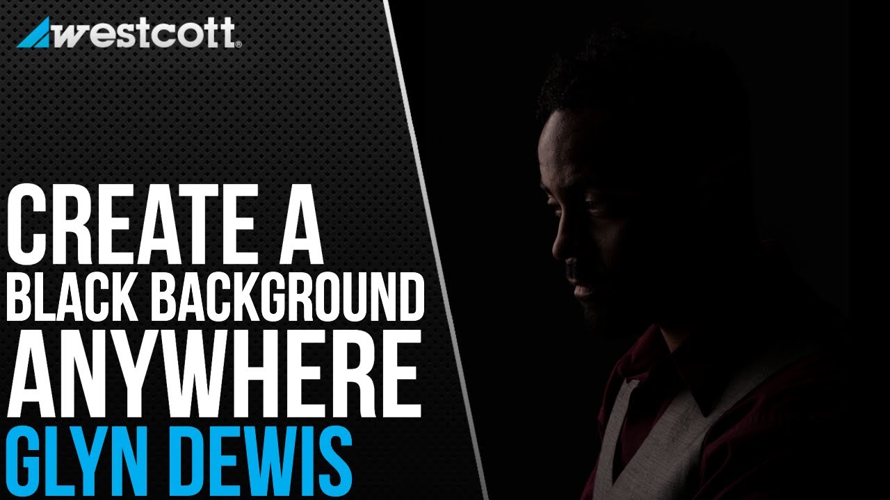 How to Create a Black Photography Background in Any Location YouTube