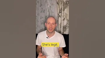 ЧТО ТАКОЕ LEGIT и как его использовать в речи #shorts