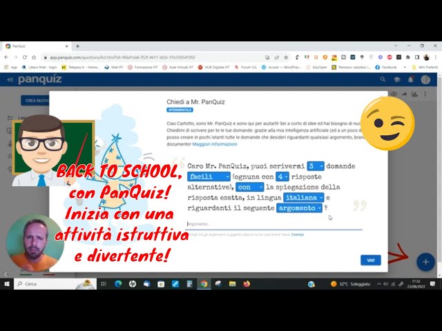 Andrea Cartotto - Back to #School, con #PanQuiz! Live Quiz o Questionari, efficaci e per tutti!