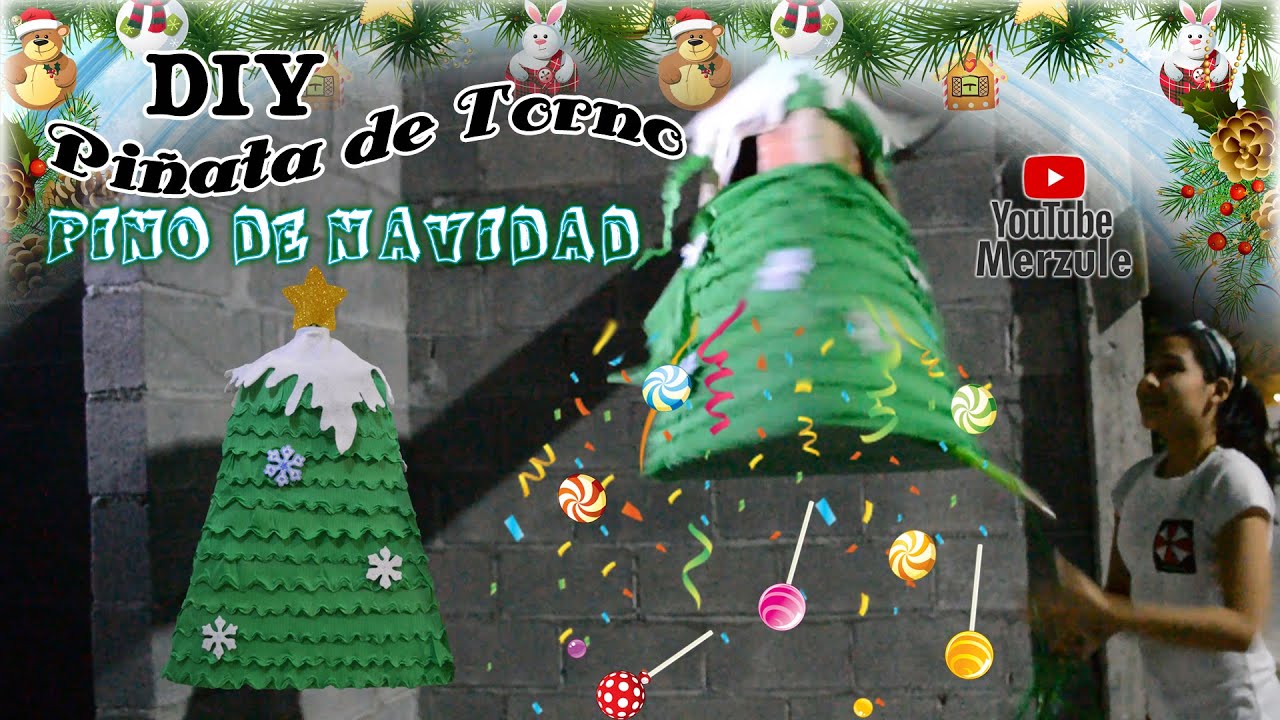 Piñata Navideña || Novedosa Piñata de Torno