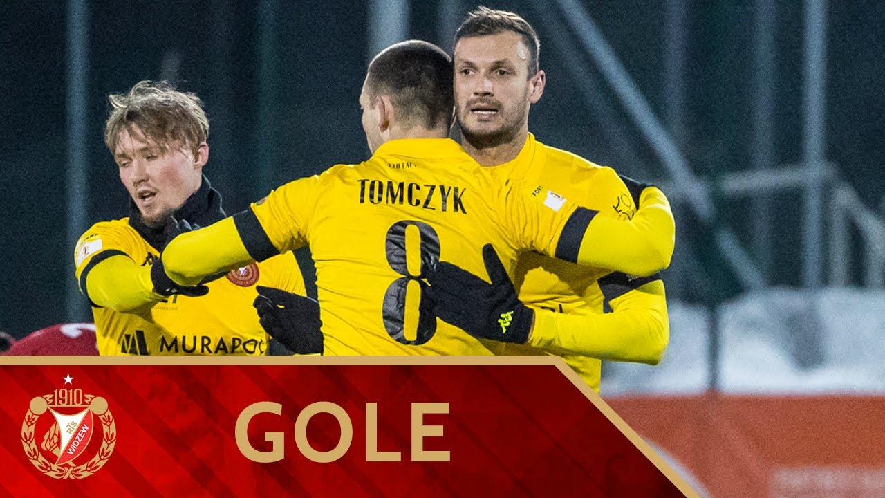 (Gole) Widzew Łódź - Pogoń Grodzisk Mazowiecki 3:1