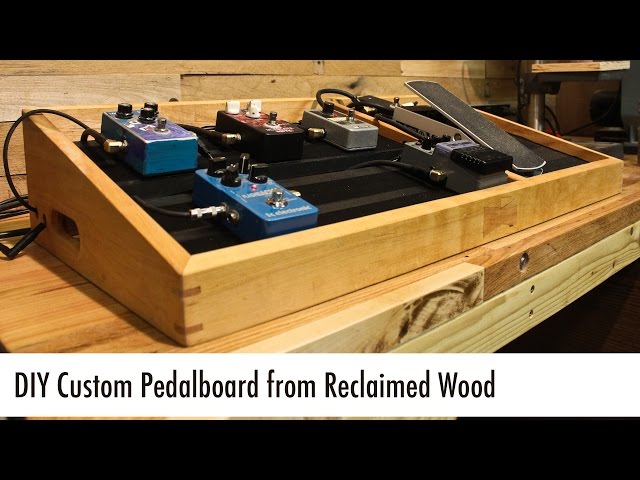 Customize your Hard Wood Pedalboard in 3 Simple Steps