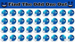 FIND THE ODD EMOJI OUT in this Emoji Puzzle | Odd One Out Puzzle | Find The Odd Emoji Quizzes #57