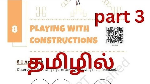 class 6 maths chapter 8 playing with constructions in Tamil part 3 #kvs#cbse#ncert