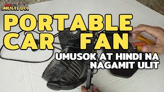 12V24V Portable Car Fan Repair Not Function