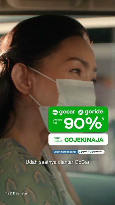 Iklan Gojek Gincu Cashback 90% Kode promo GOJEKINAJA