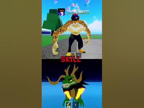 LEOPARD 🐆 vs DRAGON 🐉 #bloxfruits #roblox #onepiece #tbrs