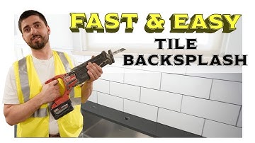 FAST & EASY SUBWAY TILE BACKSPLASH INSTALLATION