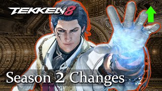 Claudio Serafino Season 2 Changes (Buffs/Nerfs) - Tekken 8