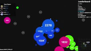 Agar.io - GAMEPLAY SPLITRUN WHEN TAKEOVER