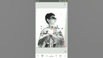 Snapseed photo editing double Exposure (double background)