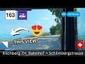 🇨🇭Zürich VBZ Buslinie 163 | Kilchberg ZH, Bahnhof → Schlimbergstrasse [4K]