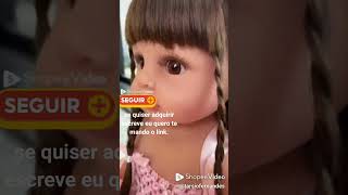 Boneca Bebê Reborn 100% Silicone Menina Original 55 Cm Coelho.