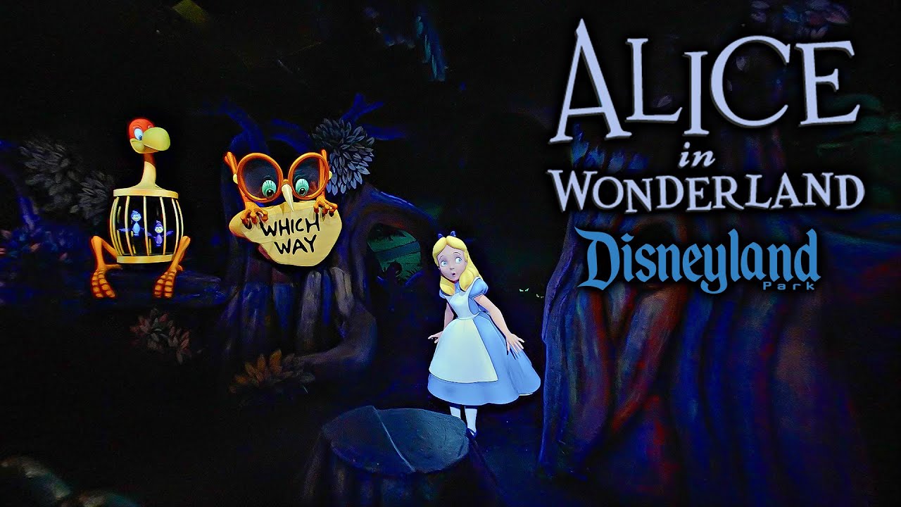 Alice in Wonderland On Ride Low Light 4K POV Disneyland 2024 10 21 ...