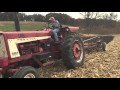 Plowing with IH 706 German Diesel