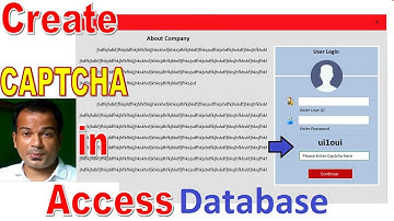 How to create captcha in access, captcha login system