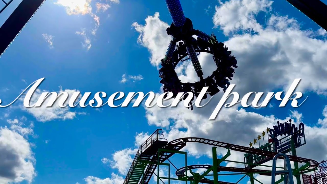 Ocean beach pleasure park thrill rides and fun beside the ocean South ...