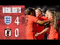 England 4-0 Japan | Jess Park Scores On Debut As Lionesses Put Four Past Japan | Highlights
