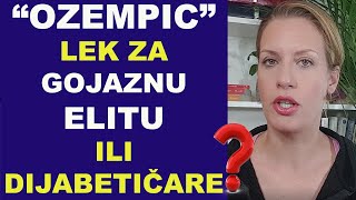 "Ozempic" i "Wegovy" lekovi za gojaznu elitu ili dijabetičare tip 2? / dr Bojana Mandić