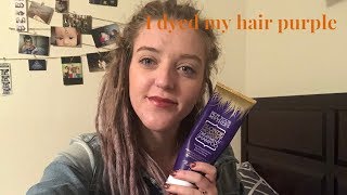 Dying my dreads purple without dye