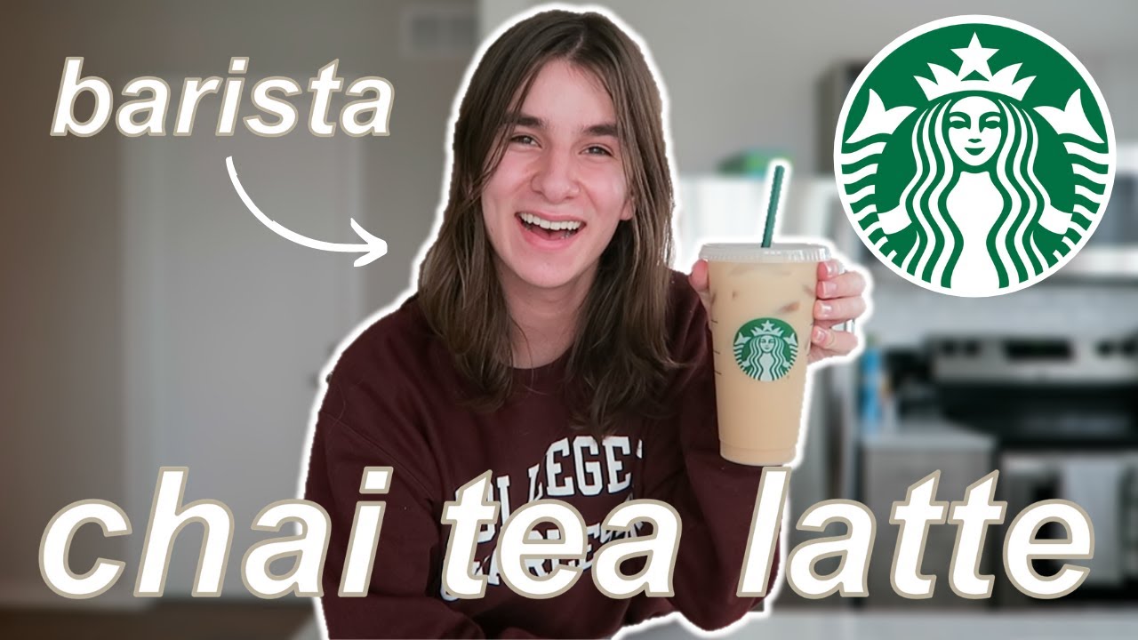 How To Make A Starbucks Chai Tea Latte At Home // By A Barista