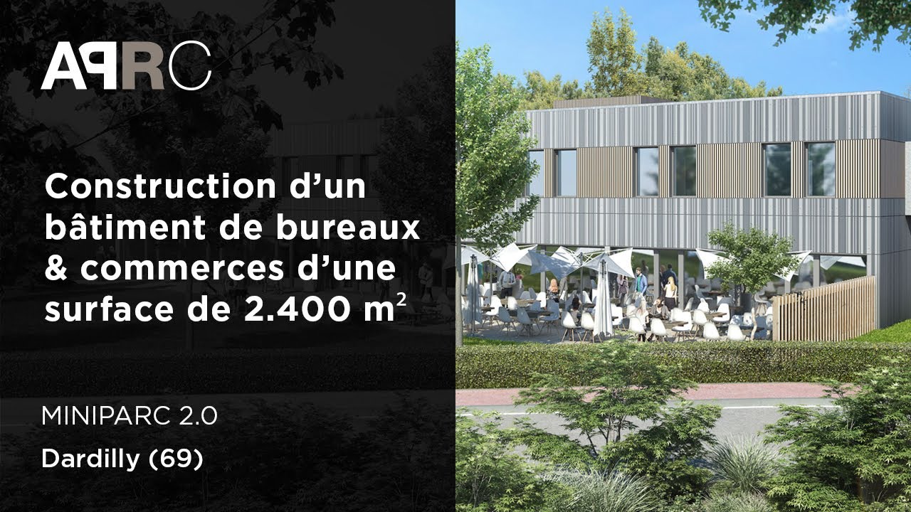 APRC / Bâtiment de bureaux & commerces pour Promoval à Dardilly (69) - Livraison