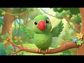 Main Tota Main Tota 🦜 | Cute Parrot Song for Kids | Hindi Rhymes